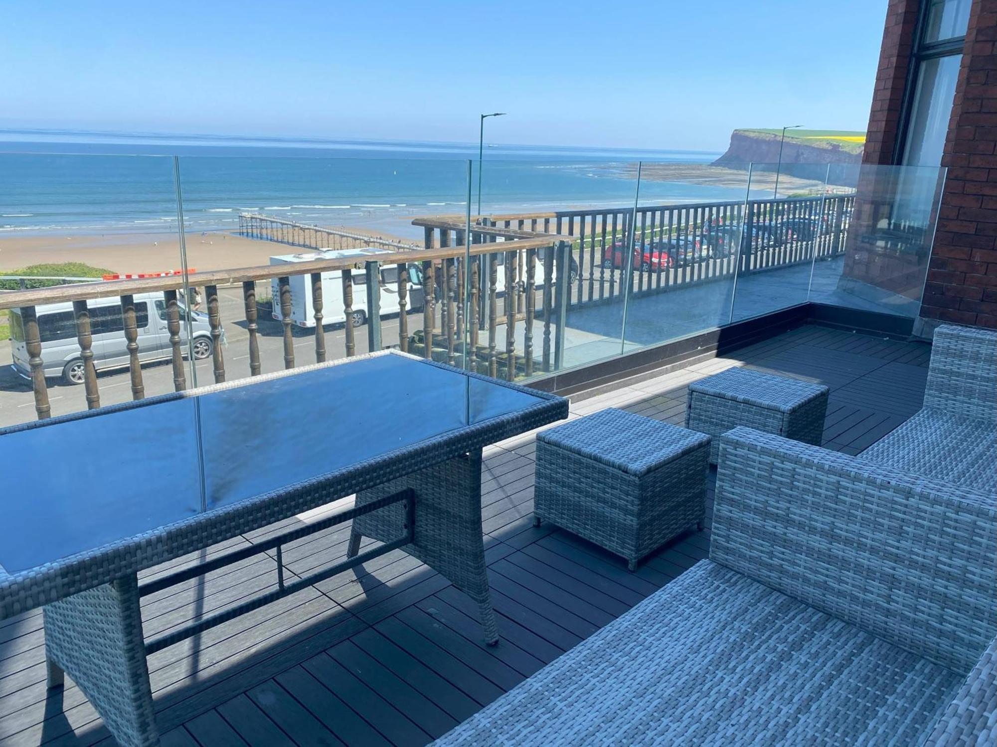 Captain'S Deck Beach Balcony Perfectlysaltburn Zewnętrze zdjęcie