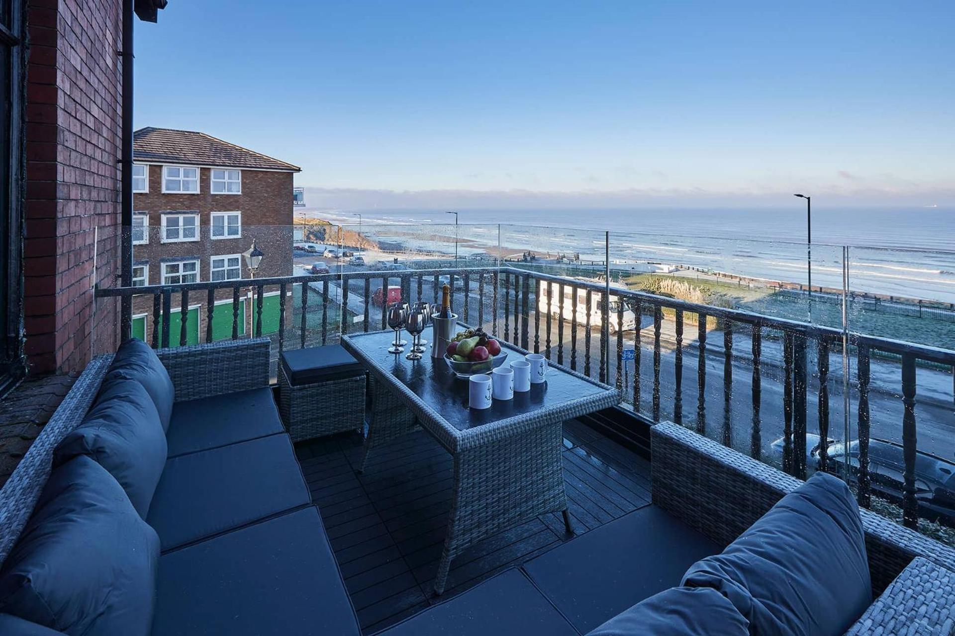 Captain'S Deck Beach Balcony Perfectlysaltburn Zewnętrze zdjęcie